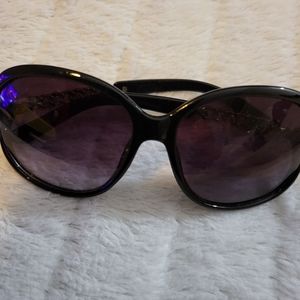 Women's Fashion Sunglasses  -  Blk & Gold